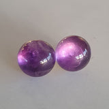 Deluxe Amethyst Stud Earrings